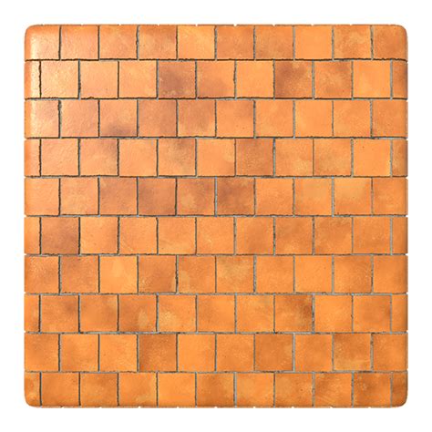 Shiny Orange Terracotta Tiles Free Pbr Texturecan