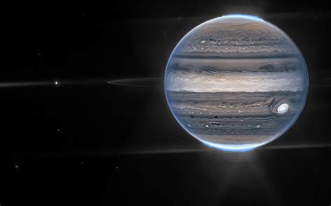 Jupiter Showcases Aurorae Hazes Jwst Nircam Widefield View