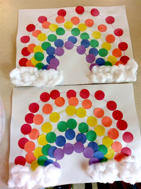 Easy Dot Rainbow Craft For Kids Crafty Morning • Rose Clearfield