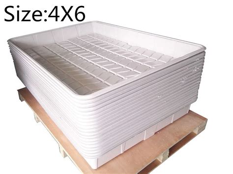 Chin Up 4x4 3x6 4x6 4x8 Abs Plastic Hydroponic Flood Tray Manufacturer