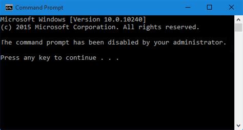 2 Methods To Disable The Command Prompt In Windows 10