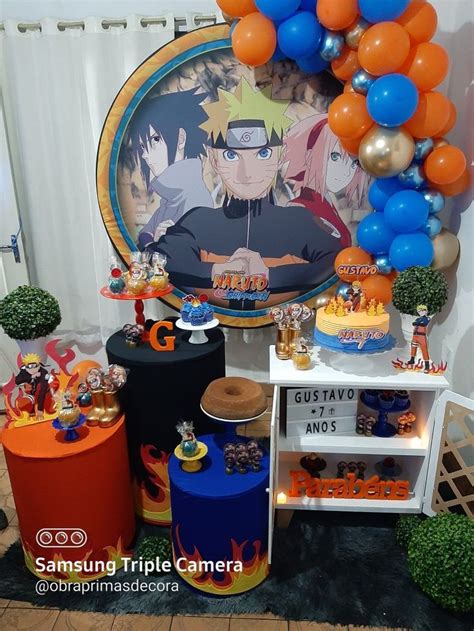 Festa Naruto Festa Naruto Festa Naruto Decoração Aniversário Naruto