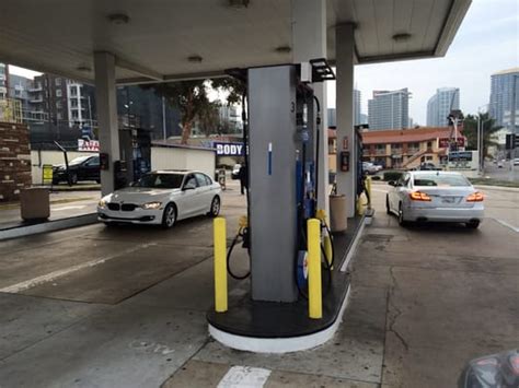 On the street of tower street and street number is 6940. Mobil Gas Station and Car Wash - Little Italy - San Diego ...