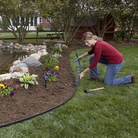 Best no dig landscape edging from no dig edging kit 40 feet patio paver edging garden. E-Z CONNECT No-Dig Landscape Edging Project Kit, Black ...