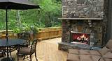 Outdoor Gas Log Fireplace