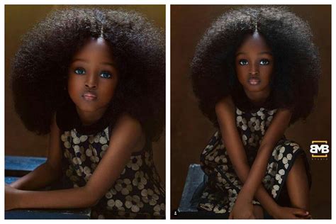 5 Year Old Nigerian Touted As The Most Beautiful Girl In