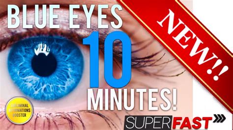 🎧 Get Blue Eyes In 10 Minutes Subliminal Affirmations Booster Results
