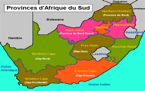 Carte D Afrique Du Sud Archives Voyages Cartes