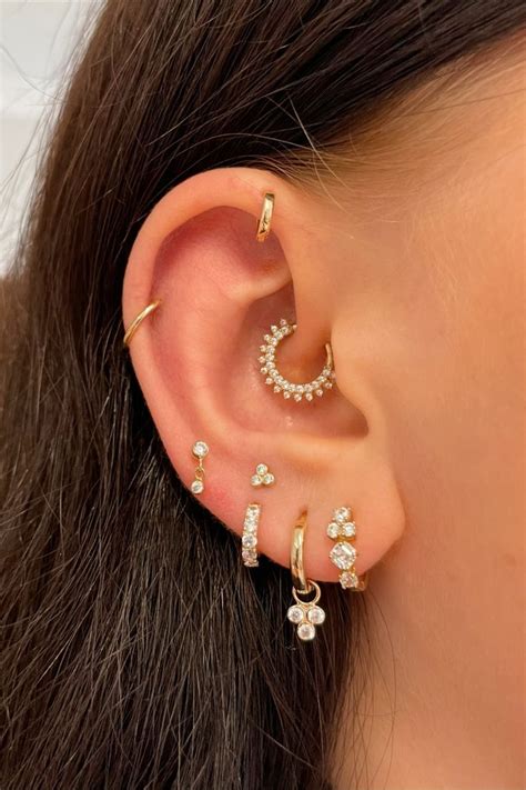 Cartilage Jewelry Daith Earrings Ear Jewelry Post Earrings Jewlery
