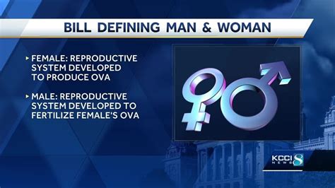 Sex Man Woman Would Be Legally Defined In Proposed Iowa Bill