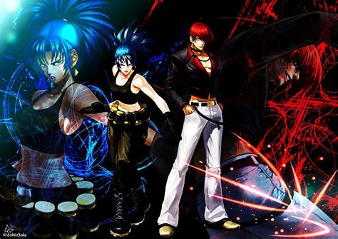 wallpaper leona and iori kof xiii by gothicyola on deviantart king of fighters favorite