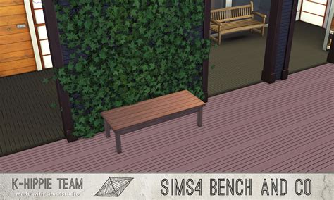 Sims4 Blackgryffin Mod The Sims 7 Benches Spa Serie Volume 1