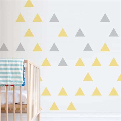 Triangle Wall Stickers And Decals For Nursery 41 Orchard