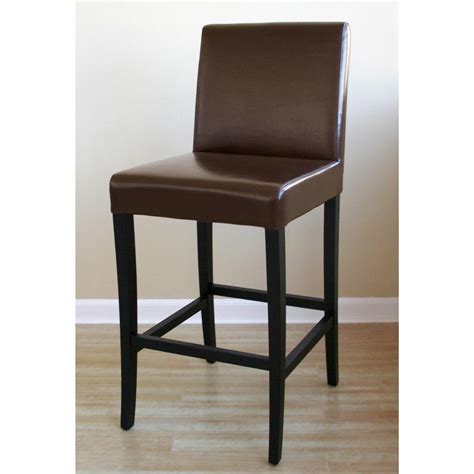 Wholesale Interiors® Full Leather Bar Stool 168150 Kitchen And Dining