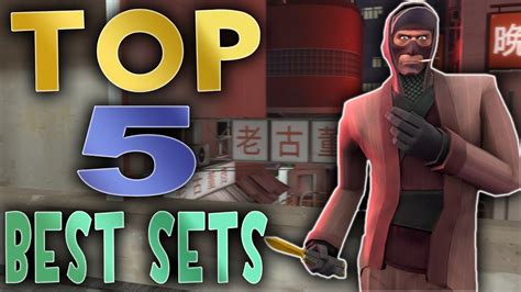 Tf2 Top 5 Best Spy Cosmetic Sets Youtube