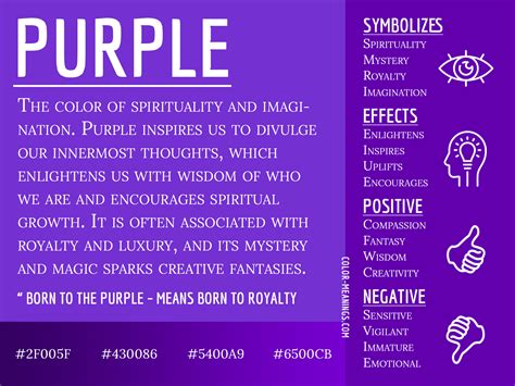 Purple Color Meaning - The Color Purple Symbolizes Spirituality and Imagination