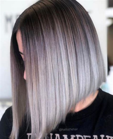 Mesmerizing Silver And Black Hair Color Ideas To Bolden Up Your Look
