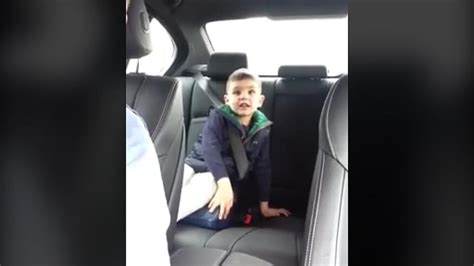 To Make His Son Behave Dad Tells Him The Car Has A Secret Ejector Seat