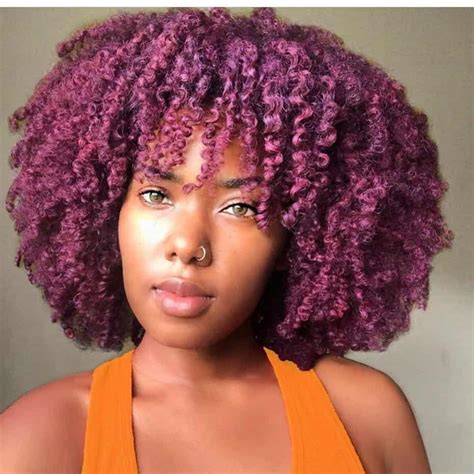 20 Dyed Hair Ideas For Natural Hair Using Only Temporary Hair Dye