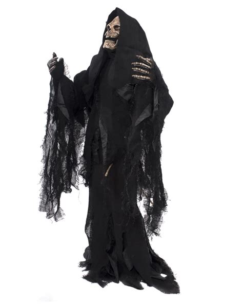 Grim Reaper Costume Kit With Mask Hands And Rotting Gown In 2020