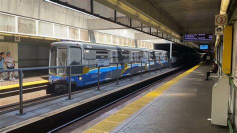 Skytrains At Columbia Station Youtube