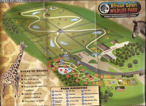 Zoo Tails African Safari Wildlife Park Map And Video