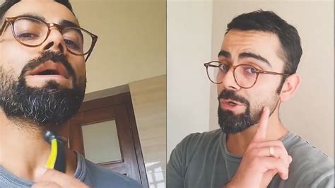 Virat Kohli Shows How To Trim Your Beard To Make It Look Full Youtube