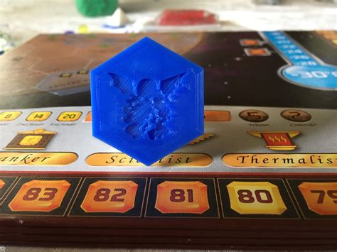 Terraforming Mars Capital Hex Tile Set Etsy