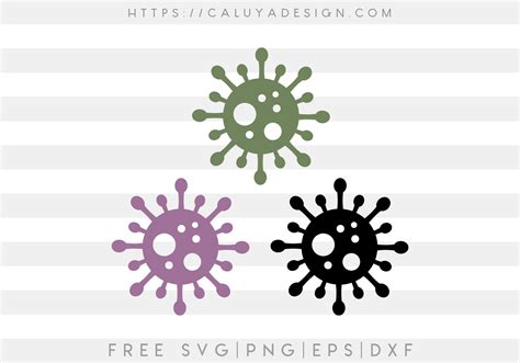 Free Virus Svg Png Eps And Dxf By Caluya Design