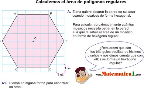 Ejercicios De Calcular El Area De Poligonos Regulares Printable