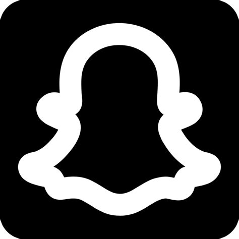 Download High Quality Snap Chat Logo Outline Transparent Png Images