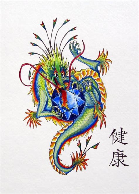 Chinese Dragon Watercolor At Explore Collection Of