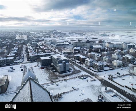 Winter Reykjavik Iceland Stock Photo Alamy