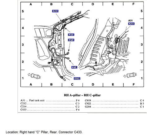 2003 Ford Taurus Fuel Pump Driver Module Location