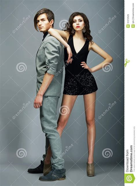 Lifestyle Well Dressed Couple Fashion Models Stylishness Couples