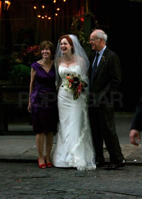 Photos Of Christina Hendricks Wedding Celebrity Wedding Photos Christina Hendricks