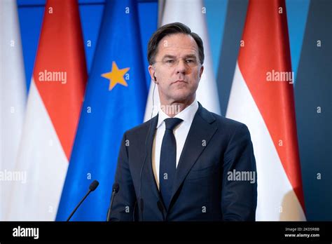 Dutch Prime Minister Mark Rutte Joint Press Conference With Polish