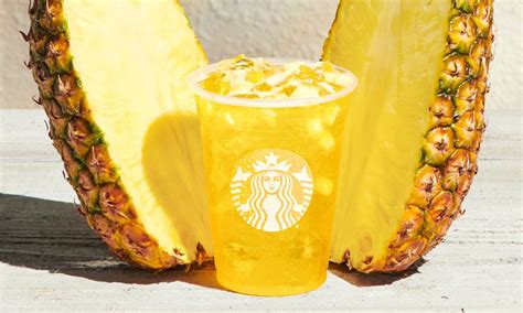Tropical Starbucks Pineapple Drinks You Gotta Taste