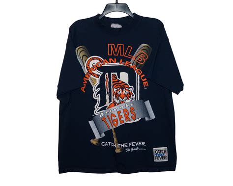 Vintage 90s Detroit Tigers Mlb American League Catch The Fever 1993 The Game Major League