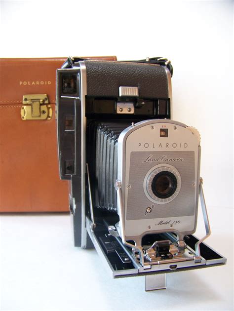 Vintage Polaroid Land Camera Model 150 With Leather Polaroid