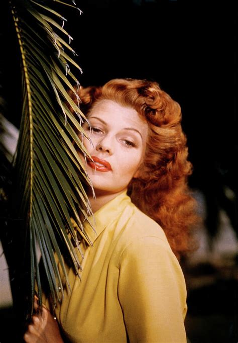 Rita Hayworth In Stunning Color Photograph By Globe Photos Fine Art