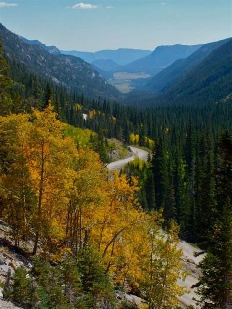 Along The Old Fall River Road In Rocky Mountain National Park My