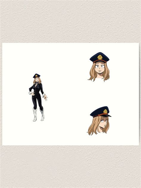 Camie Utsushimi My Hero Academia Sticker Set Art Print For Sale By