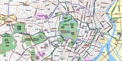 Sogar bezahlen könnt ihr damit in. Tokio-map - Karten Tokyo (Kantō - Japan)