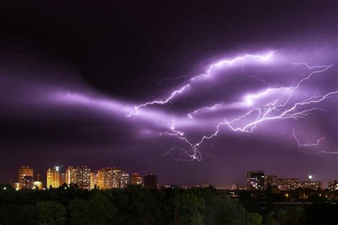 Lightning Strike The Ground During Night Time · Free Stock Photo