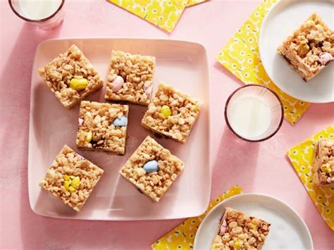 Food network is part of the discovery network family of tv channels, and its shows are readily available via many cable, satellite, and streaming tv platforms. Leftover Easter Candy Crispy Treats Recipe | Food Network ...