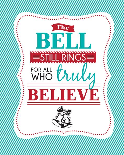 At one time most of my friends could hear the bell, but as years passed, it fell silent for all of them. The Bell Still Rings For All Who Truly Believe - | Christmas | Pinterest | Ring, Polar express ...
