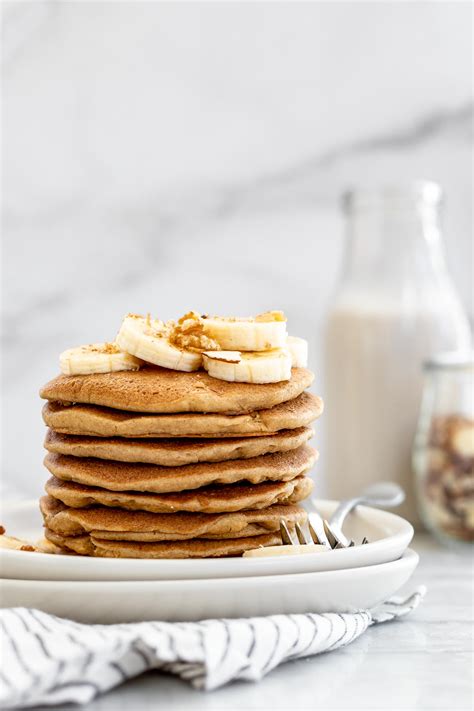 Fluffy Gluten Free Banana Pancakes Eat With Clarity