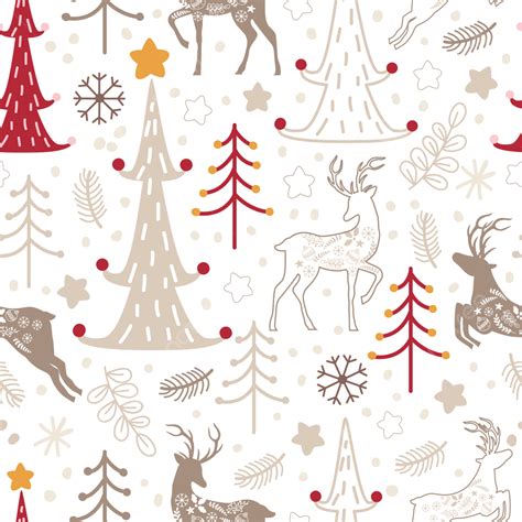Winter And Christmas Themed Seamless Pattern Seamless Pattern