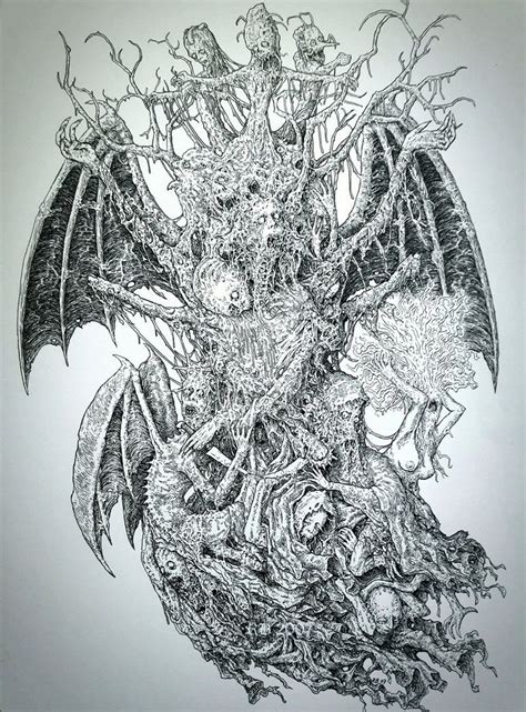Angel Of Decay By Scytheprayer Dark Drawings Fantasy Artwork Drawings